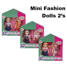 Mini Fashion Doll Set 2's